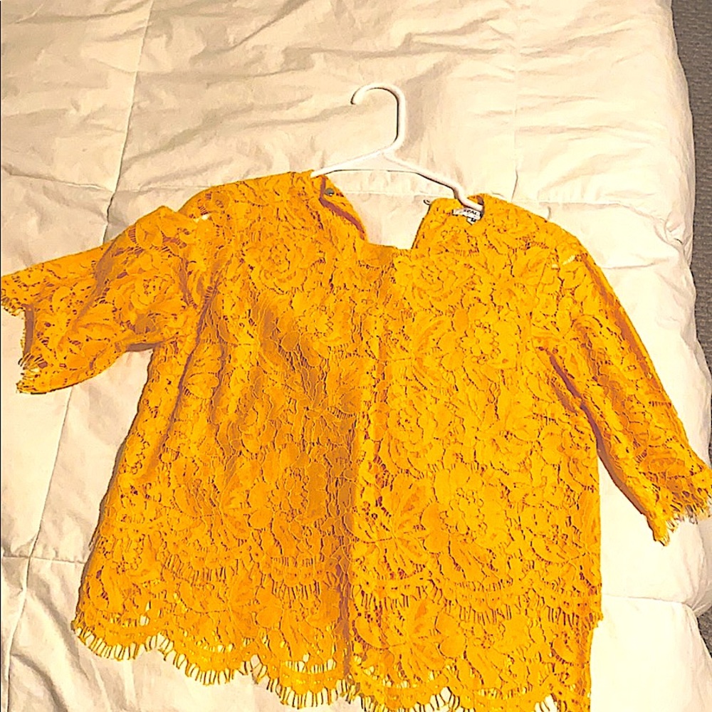 Yellow blouse